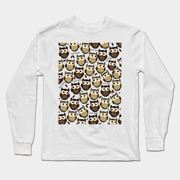 Owls Long Sleeve T-Shirt by nickemporium1